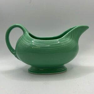 Fiesta Gravy Boat Sauce Bowl Blue Green Kitchen Collectible Decoration